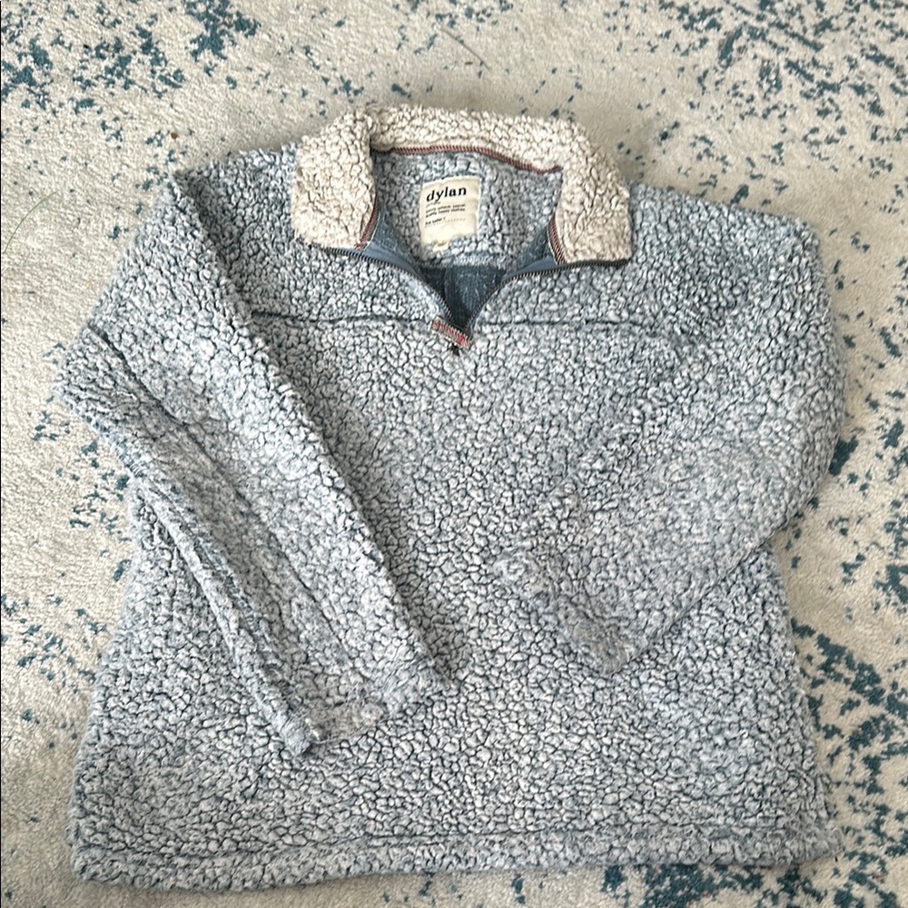 True Grit Blue Sherpa Sweater